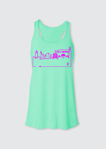  *Pre Order* LOS ANGELES  • Pink on Mint 