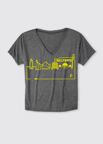 *Pre Order* LOS ANGELES • Yellow on Grey