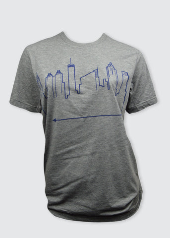 ATLANTA • Navy on Grey