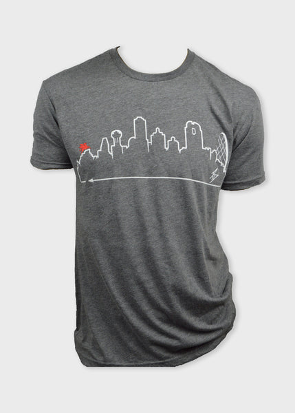 Red Pegasus/White on Grey