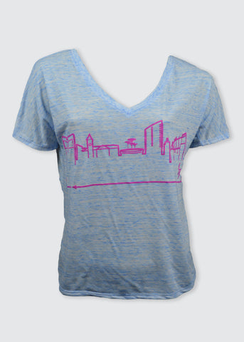  FORT WORTH • Pink on Blue 