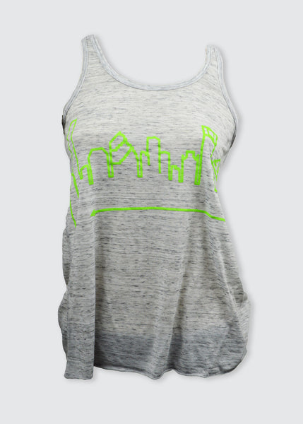 HOUSTON • Neon Green on White