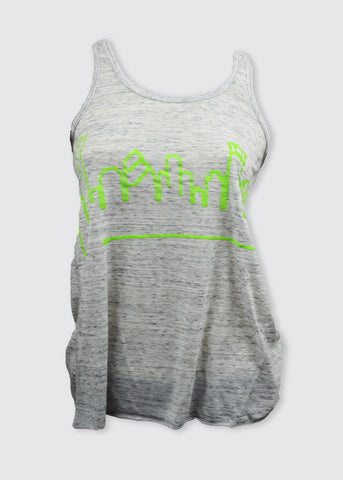  HOUSTON • Neon Green on White 